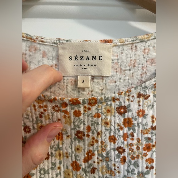 Sezane clea shirt - Picture 4 of 5